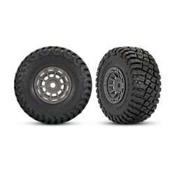 1.4" Gray Wheels w/ BFG Mud-Terrain Tires (2)