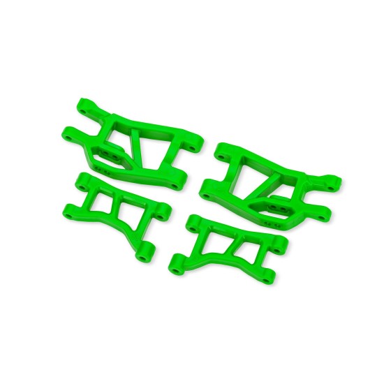 Green Front Upper & Lower Suspension Arms (L&R)