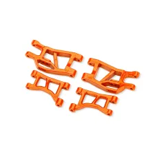 Orange Front Upper & Lower Suspension Arms (L&R)