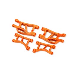 Orange Front Upper & Lower Suspension Arms (L&R)