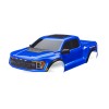 Body, Ford Raptor R, complete (blue) (includes grille, tailgate trim, side mirrors, decals, and clipless mount) (requires #10124 & 10125 body mounts)