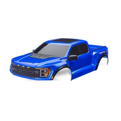 Body, Ford Raptor R, complete (blue) (includes grille, tailgate trim, side mirrors, decals, and clipless mount) (requires #10124 & 10125 body mounts)